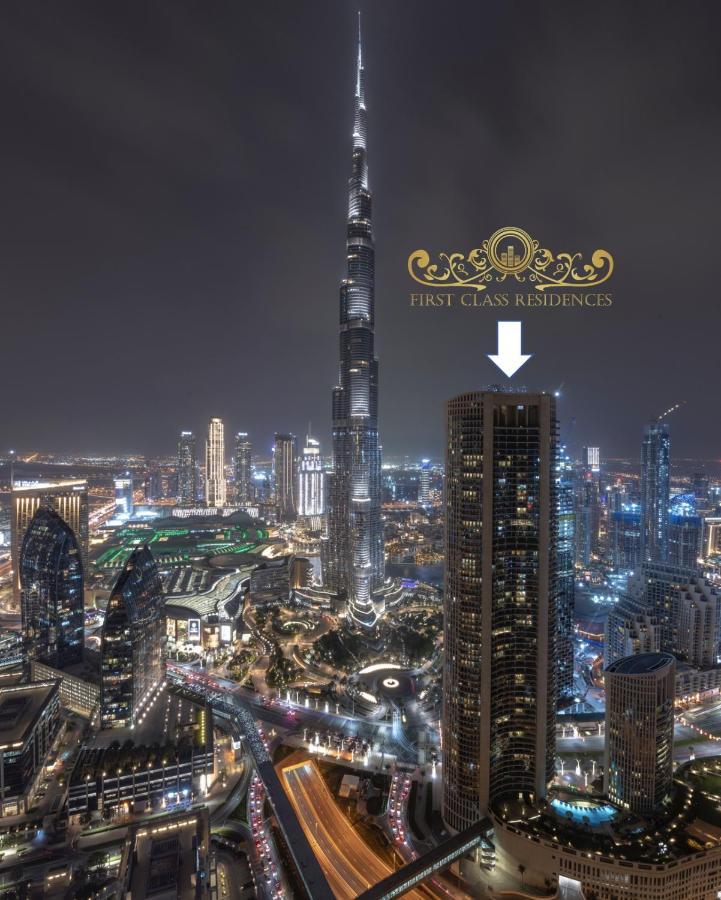 First Class 3Br With Full Burj Khalifa And Fountain View دبي المظهر الخارجي الصورة
